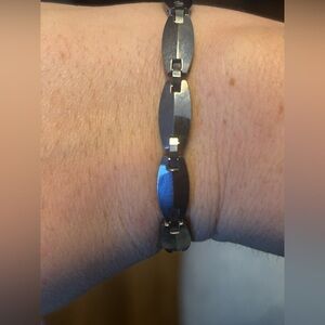 Vintage Tungsten Link Bracelet